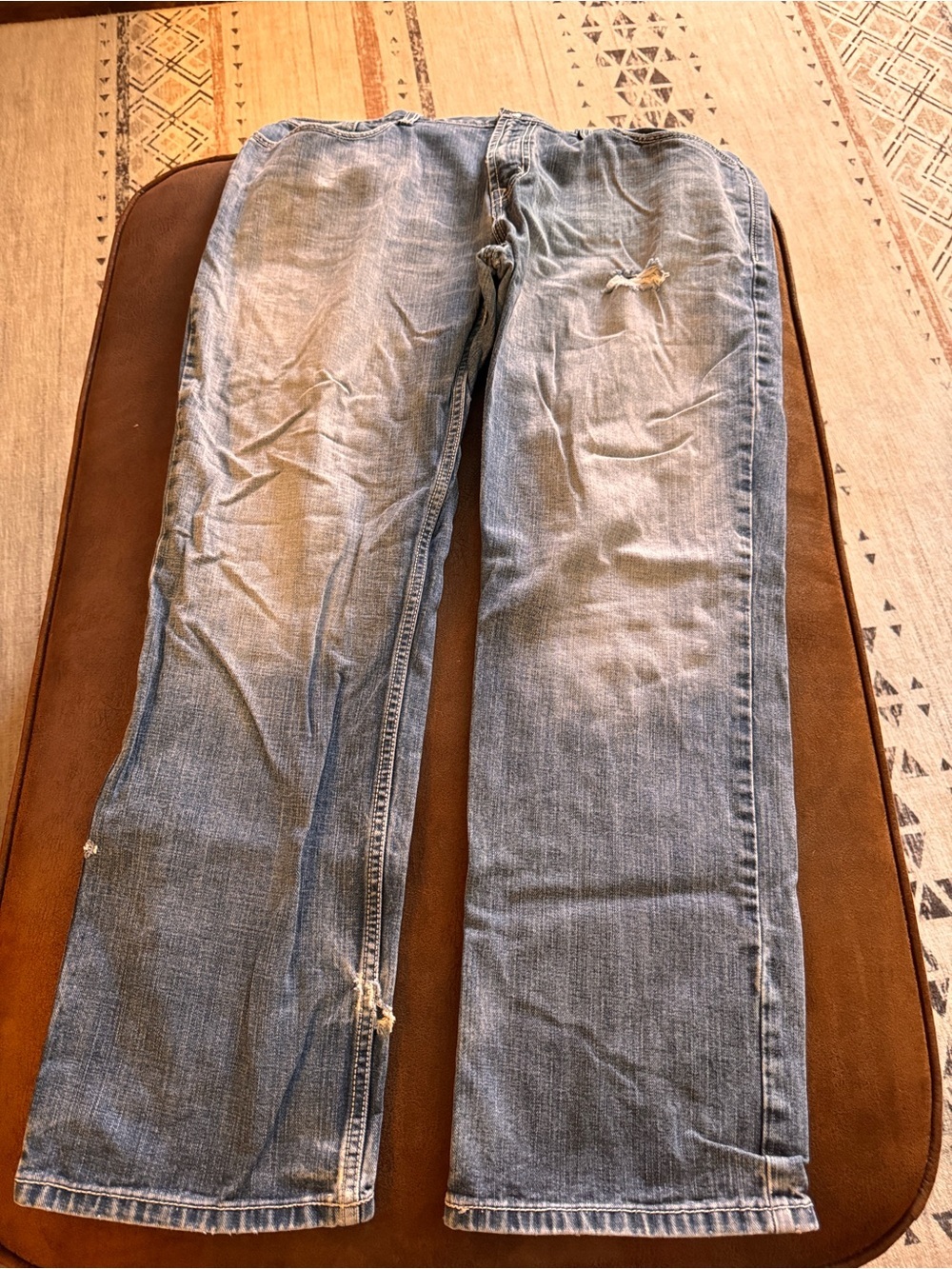 Cinch Light Blue Relaxed Fit Men's Jeans - Picture 10 of 16